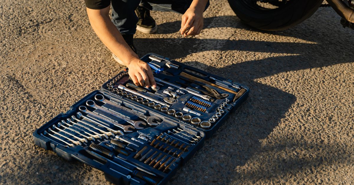 technician toolbox house entrance — Princeton NJ Locksmiths